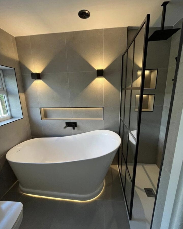 Luxury Hotel Chic Bathroom Refurb 03